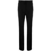 Slim Fit Dress Pants TotêMe , Black , Dames