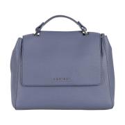 Zachte Sveva Leren Tas Orciani , Blue , Dames