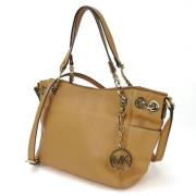 Pre-owned Leather handbags Michael Kors Pre-owned , Beige , Dames