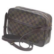 Pre-owned Fabric louis-vuitton-bags Louis Vuitton Vintage , Brown , Da...