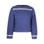 Pre-owned Cashmere tops Chanel Vintage , Blue , Dames