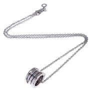 Pre-owned White Gold necklaces Bvlgari Vintage , Gray , Dames