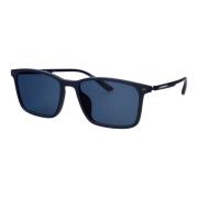 Stijlvolle zonnebril met model 0Ea4223U Emporio Armani , Blue , Heren