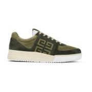 Groene Sneakers voor Stijlvolle Mannen Givenchy , Green , Heren