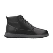 Stijlvolle Veterschoenen voor Mannen Skechers , Black , Heren