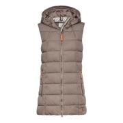 Gehood Lang Vest Camel Active , Brown , Dames