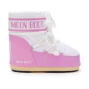 Roze Icon Low Veterschoenen Moon Boot , Pink , Dames