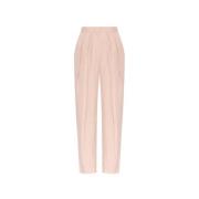 Ruimvallende broek Stella McCartney , Pink , Dames