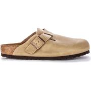 Elegante Pin Buckle Klomp in Tabak Birkenstock , Beige , Heren