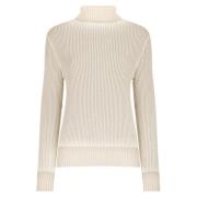 Trui IN Dubbele Zijden RIB add , Beige , Dames