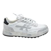 Witte Veterschoenen voor Mannen Premiata , White , Heren