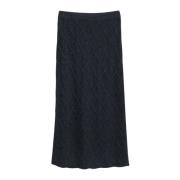 Diamond Cable Rok in Zwart Filippa K , Black , Dames