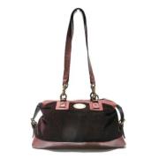 Pre-owned Leather shoulder-bags Celine Vintage , Red , Dames