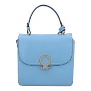 Pre-owned Leather handbags Versace Pre-owned , Blue , Dames