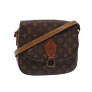 Pre-owned Canvas shoulder-bags Louis Vuitton Vintage , Brown , Dames