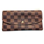 Pre-owned Plastic wallets Louis Vuitton Vintage , Brown , Dames