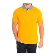 Gele Polo Shirt Korte Mouwen U.s. Polo Assn. , Orange , Heren