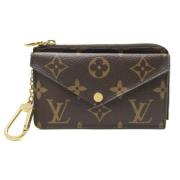 Pre-owned Leather wallets Louis Vuitton Vintage , Brown , Dames