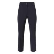 Relaxte Elastische Taille Casual Broek Herno , Black , Dames