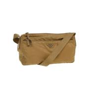 Pre-owned Nylon prada-bags Prada Vintage , Beige , Dames