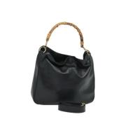 Pre-owned Leather gucci-bags Gucci Vintage , Black , Dames