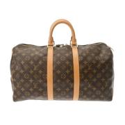 Pre-owned Canvas handbags Louis Vuitton Vintage , Brown , Dames