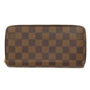 Pre-owned Canvas wallets Louis Vuitton Vintage , Brown , Dames