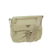 Pre-owned Nylon prada-bags Prada Vintage , Beige , Dames