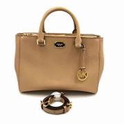 Pre-owned Leather shoulder-bags Michael Kors Pre-owned , Beige , Dames