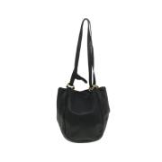 Pre-owned Leather shoulder-bags Loewe Pre-owned , Black , Dames