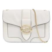 Pre-owned Leather shoulder-bags Coach Pre-owned , White , Dames