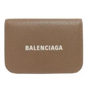 Pre-owned Leather wallets Balenciaga Vintage , Brown , Dames