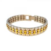 Pre-owned Metal bracelets Hermès Vintage , Yellow , Dames