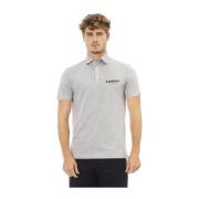 Geborduurde Logo Polo Shirts Baldinini , Gray , Heren