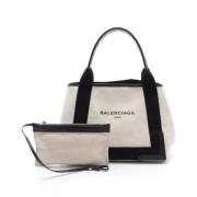 Pre-owned Canvas totes Balenciaga Vintage , Beige , Dames