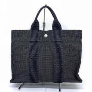 Pre-owned Canvas totes Hermès Vintage , Gray , Dames