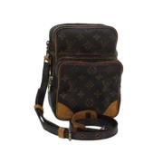 Pre-owned Canvas shoulder-bags Louis Vuitton Vintage , Brown , Dames