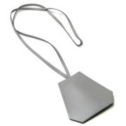 Pre-owned Leather necklaces Hermès Vintage , Gray , Unisex