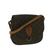 Pre-owned Canvas shoulder-bags Louis Vuitton Vintage , Brown , Dames