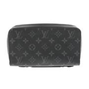 Pre-owned Canvas wallets Louis Vuitton Vintage , Black , Dames