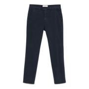 Navy Blauwe Chino Broek Briglia , Blue , Heren