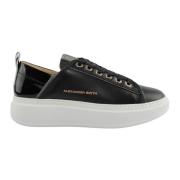 Stijlvolle zwarte sneakers voor heren Alexander Smith , Black , Dames