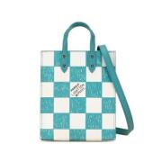 Pre-owned Leather louis-vuitton-bags Louis Vuitton Vintage , Blue , Da...