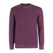 Merino Wol G Hals Trui Circolo 1901 , Purple , Heren