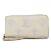 Pre-owned Canvas wallets Louis Vuitton Vintage , White , Dames