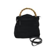 Pre-owned Nylon gucci-bags Gucci Vintage , Brown , Dames