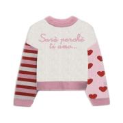 Dames Pullover Liefde MC2 Saint Barth , Pink , Dames