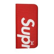 Pre-owned Canvas wallets Louis Vuitton Vintage , Red , Dames