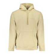 Beige hoodie met logoprint Calvin Klein , Beige , Heren