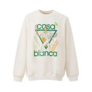 Katoenen Pullover Weier Casablanca , White , Heren